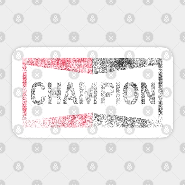 CHAMPION Sticker by YourLuckyTee